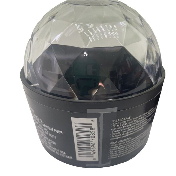 Two LED Disco Moving Light Show Holiday Party Halloween Fun New - Picture 3 of 3